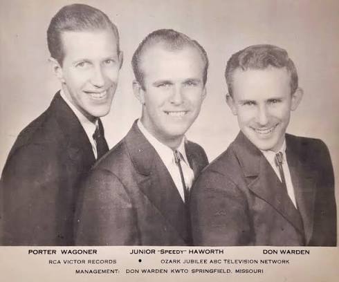 Porter Wagoner, Speedy Haworth, and Don Warden — RCA Victor Records, Ozark Jubilee ABC Television Network