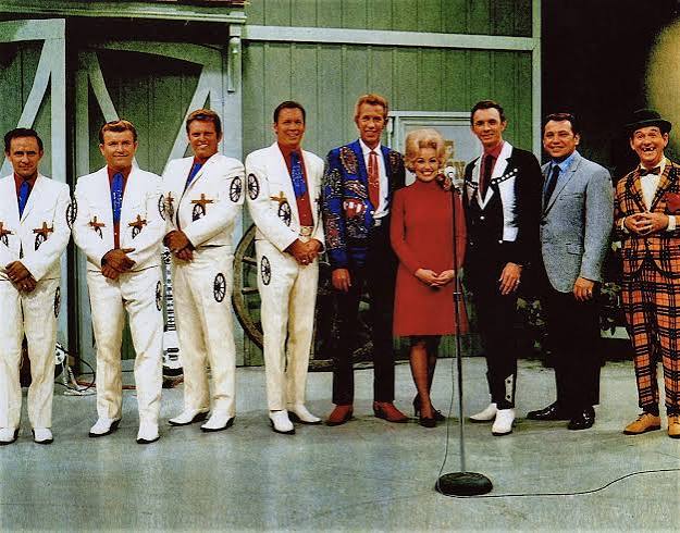The Porter Wagoner Show cast, with Dolly Parton