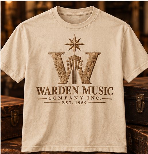 Cream T-shirt with the crest printed front center